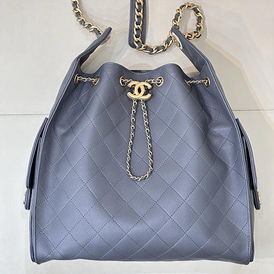Chanel 25 Medium Handbag Dark Grey AS5311