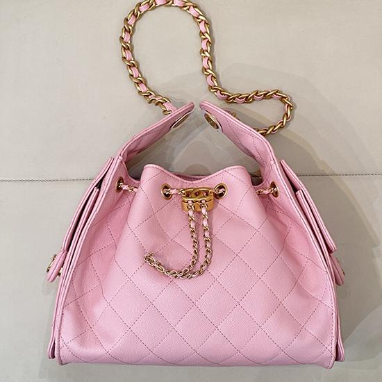 Chanel 25 Small Handbag Cherry AS5293