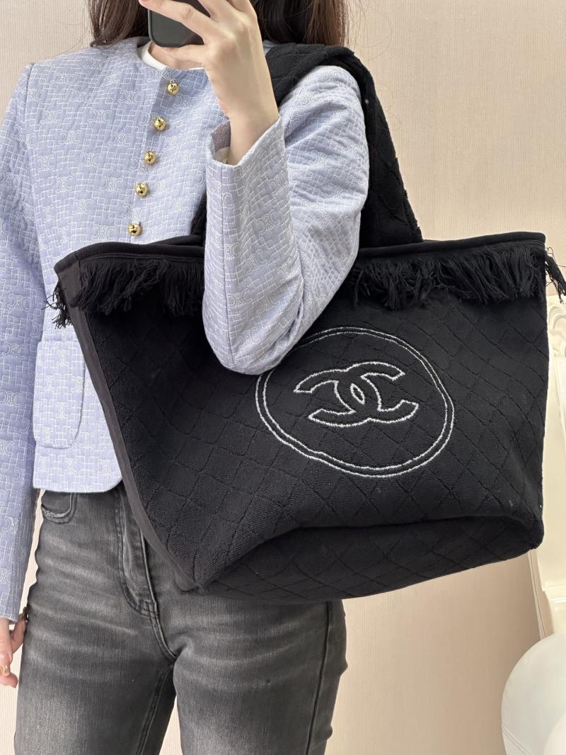 Chanel Cotton Tote Bag Black AAB018