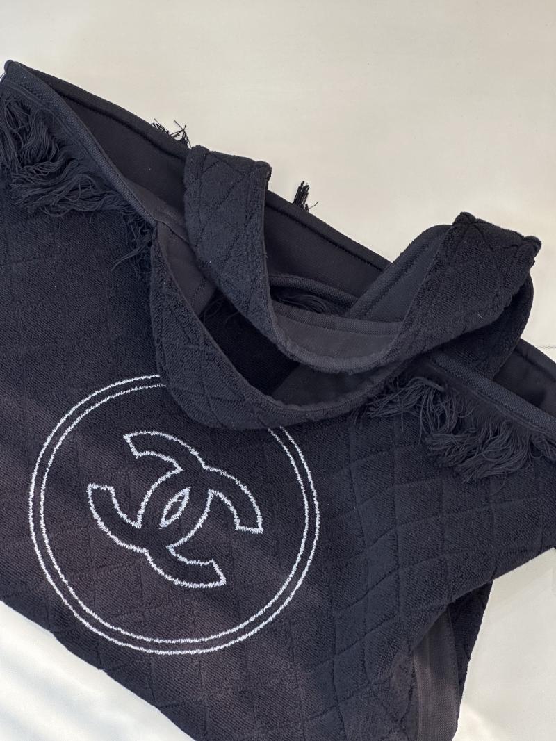 Chanel Cotton Tote Bag Black AAB018