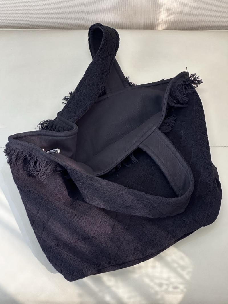 Chanel Cotton Tote Bag Black AAB018