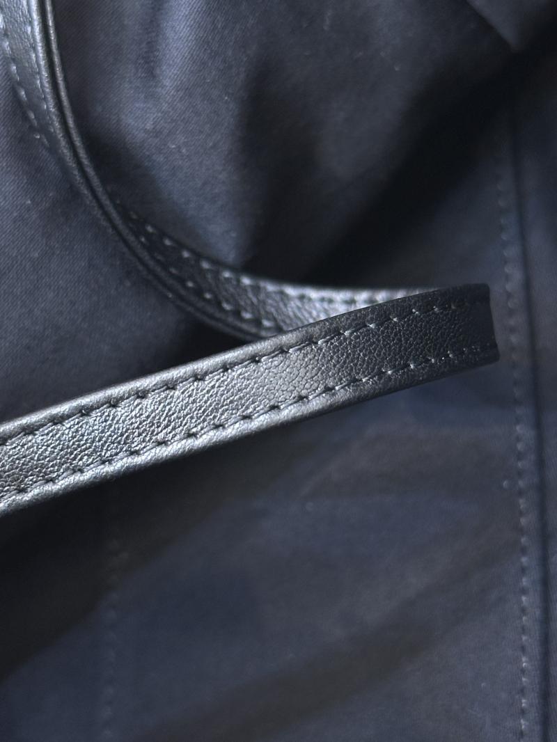 Chanel Denim Shopping Bag Black AS5740