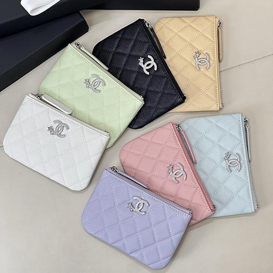 Chanel Grained Calfskin Wallet AP4811