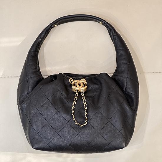 Chanel Hobo Handbag Black AS5976 Chanel Hobo Handbag Black AS5976
