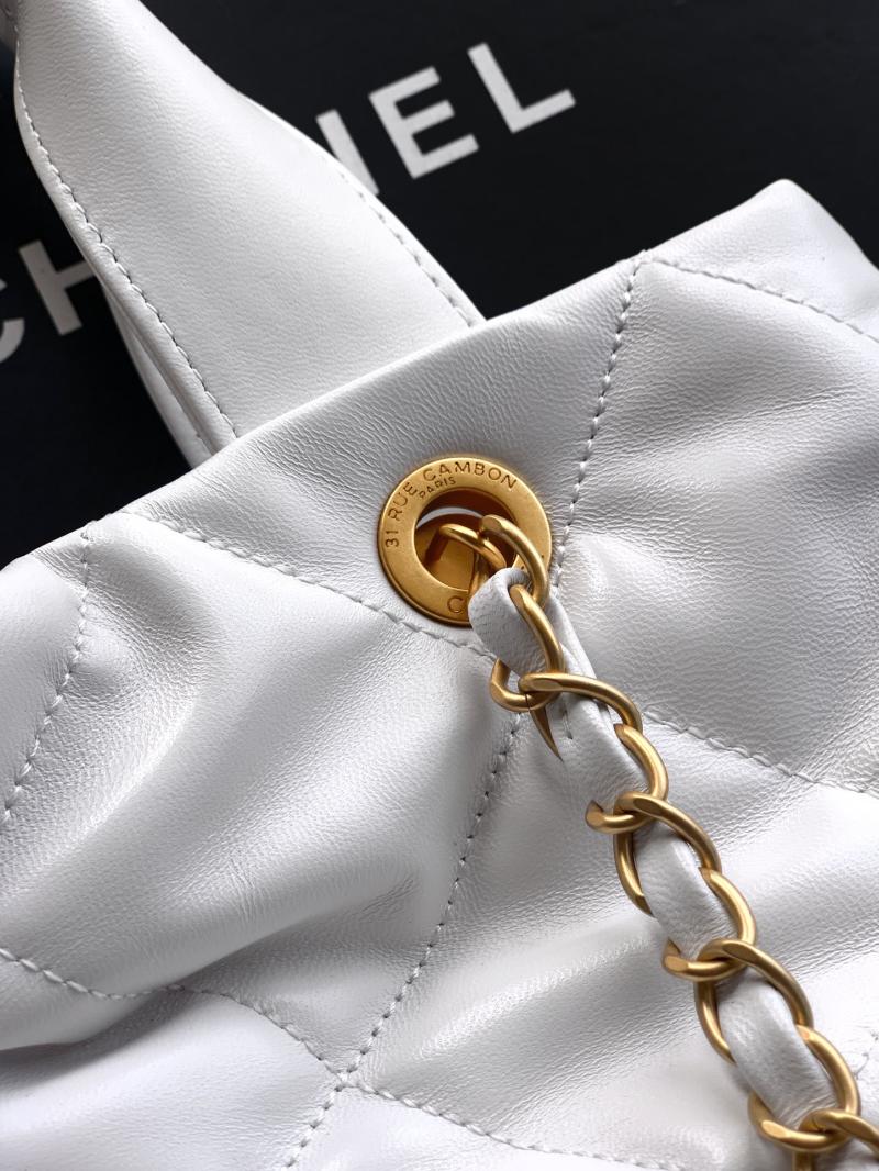 Chanel Lambskin Bow bag White AS5851