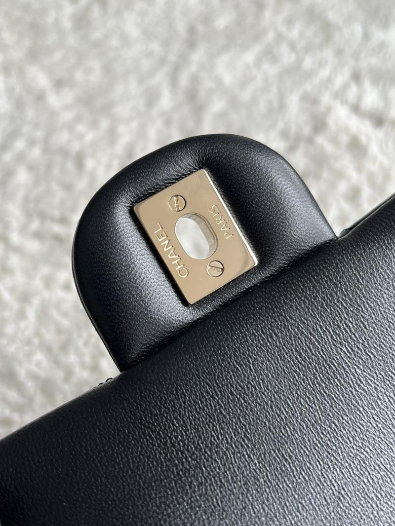 Chanel Lambskin Mini Flap Bag Black AS2431