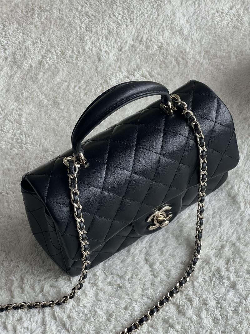 Chanel Lambskin Mini Flap Bag Black AS2431