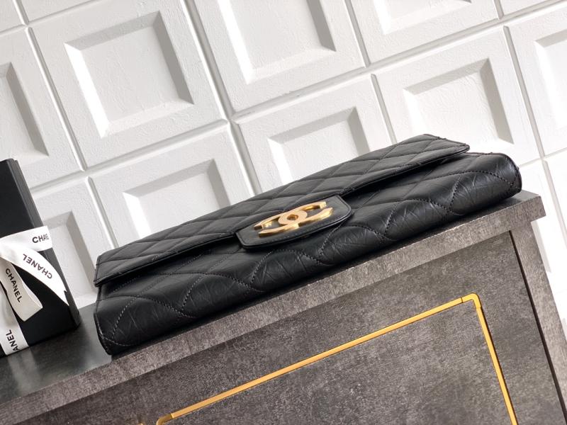 Chanel Large Clutch Black AS2511