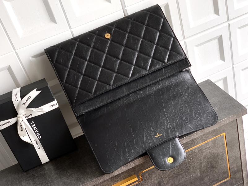Chanel Large Clutch Black AS2511
