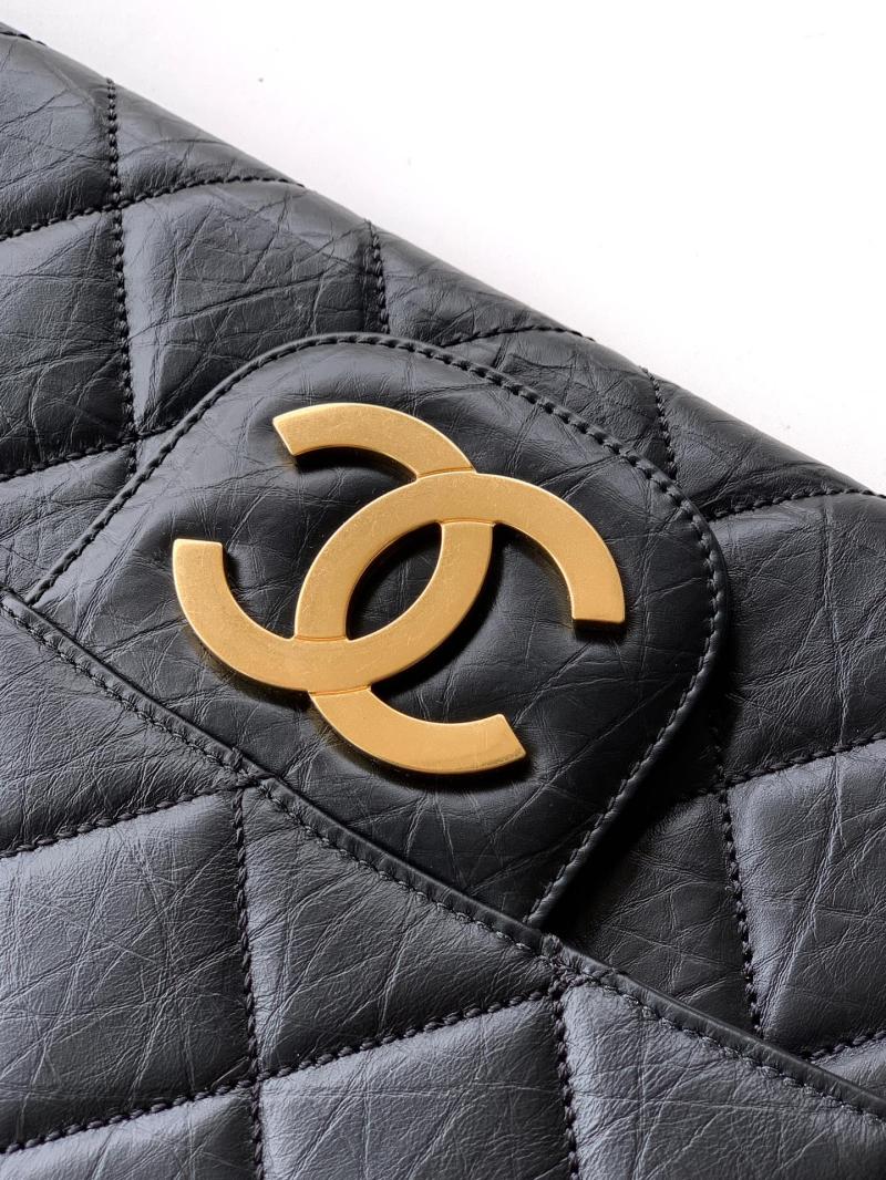 Chanel Large Clutch Black AS2511