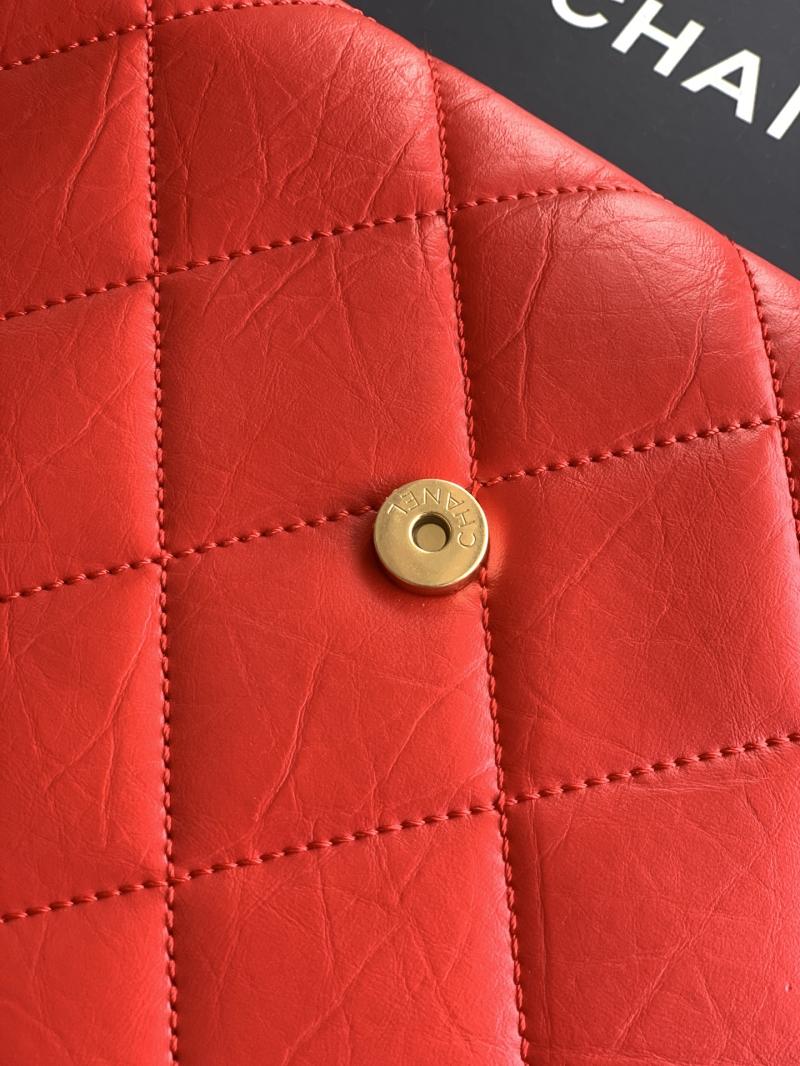 Chanel Large Clutch Red AS2511