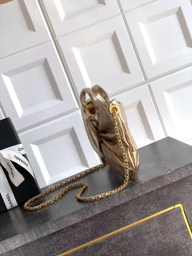 Chanel Mini Bow Bag Gold AS5849