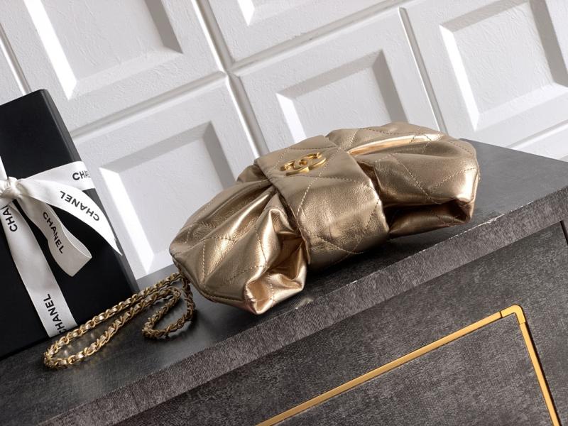 Chanel Mini Bow Bag Gold AS5849