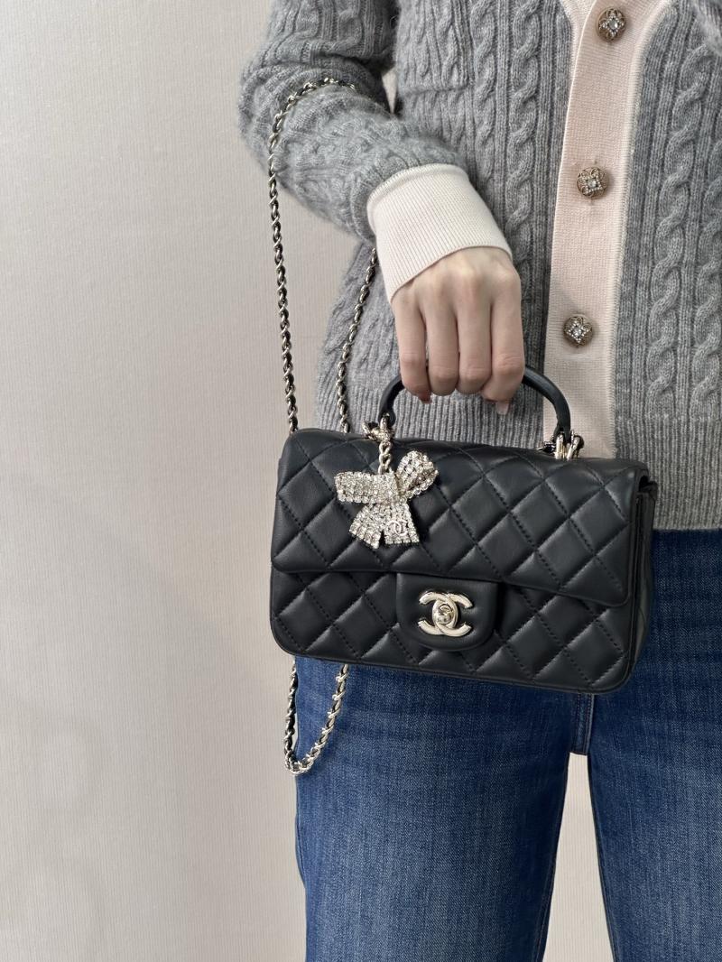 Chanel Mini Classic Handbag Black AS2431