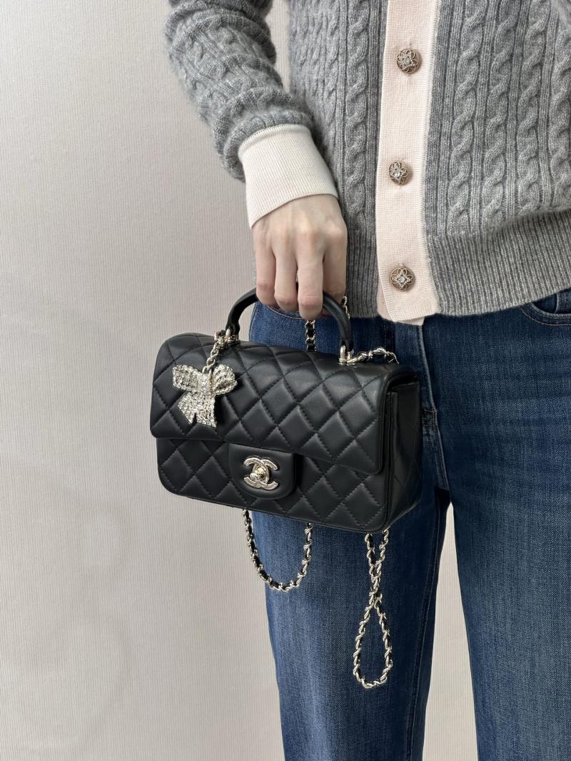 Chanel Mini Classic Handbag Black AS2431