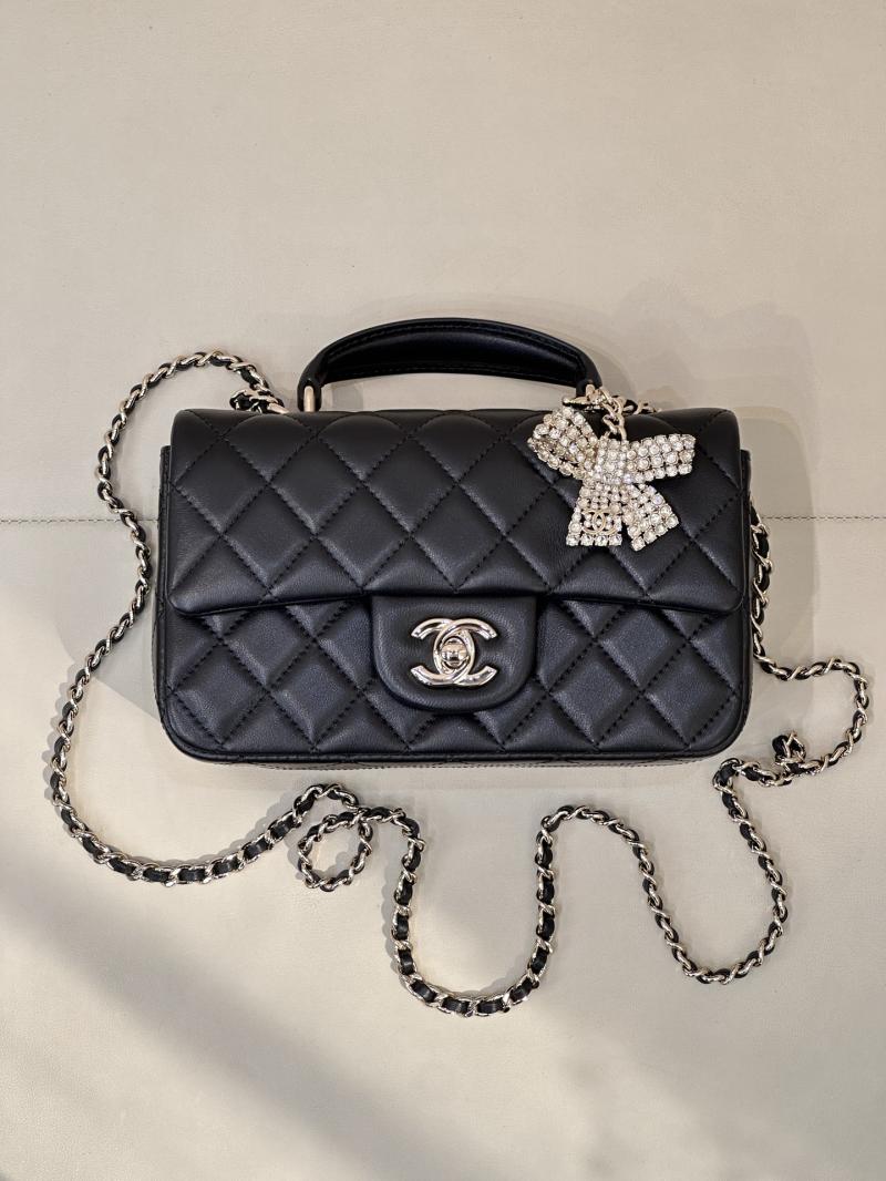 Chanel Mini Classic Handbag Black AS2431