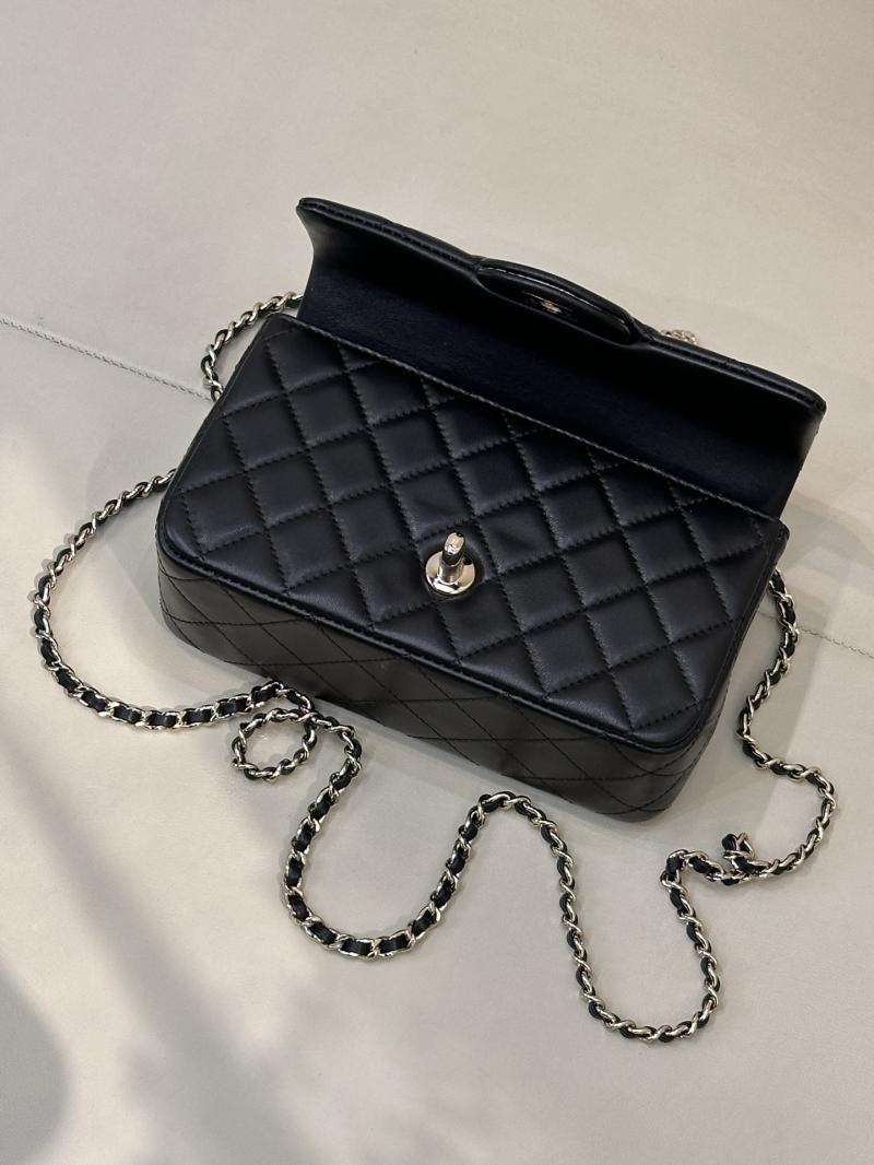 Chanel Mini Classic Handbag Black AS2431