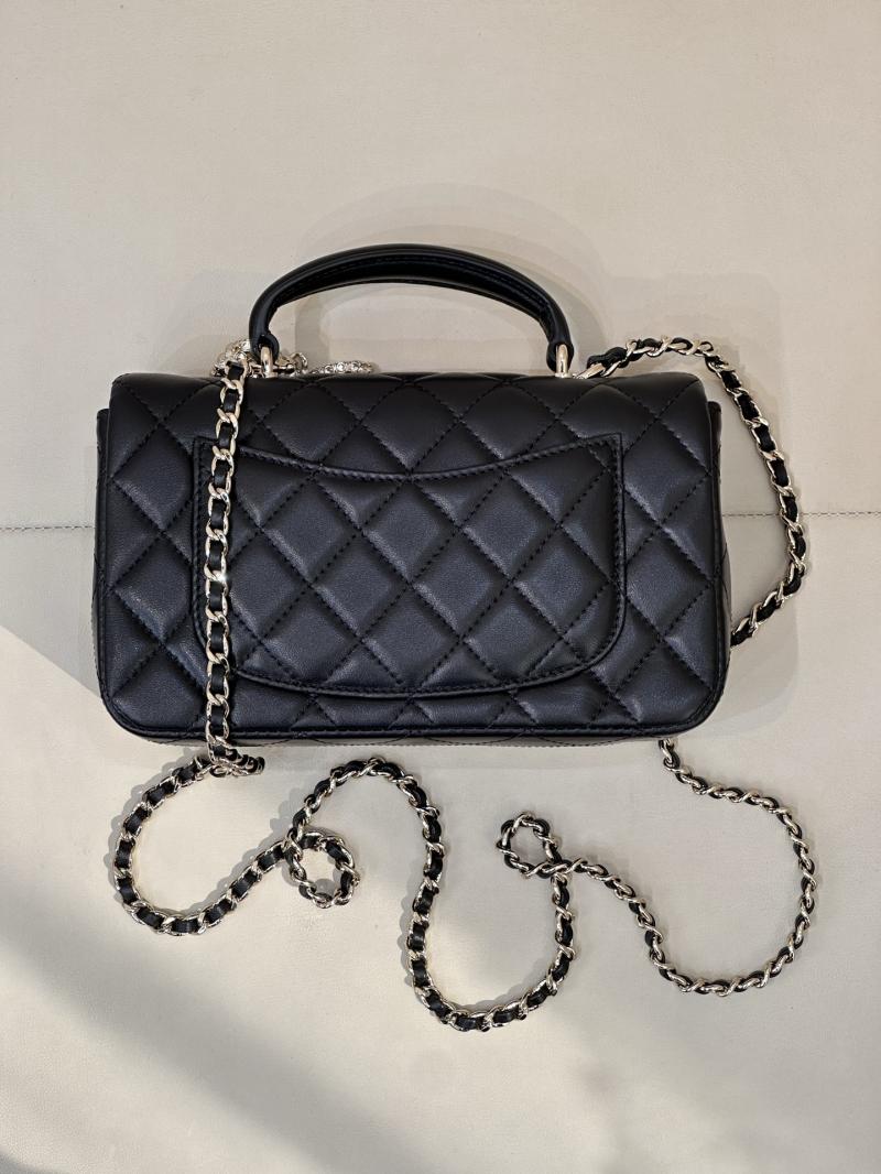 Chanel Mini Classic Handbag Black AS2431