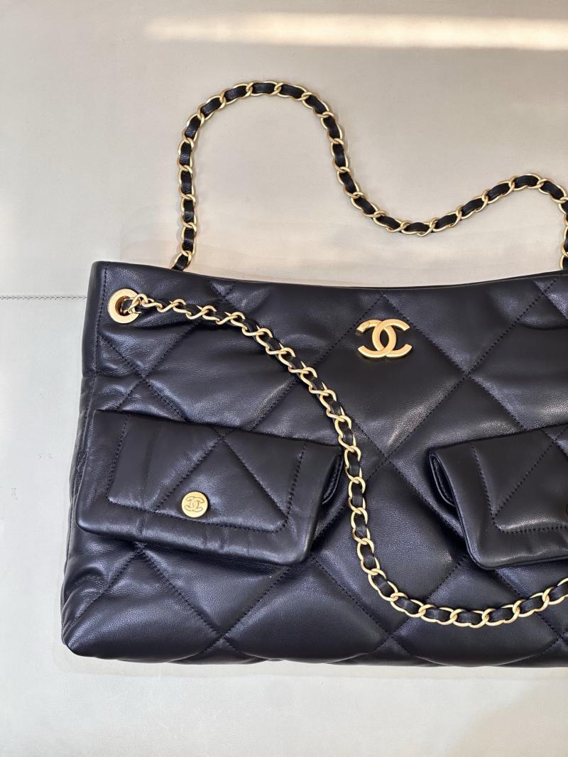 Chanel Shopping Bag Black AS5740