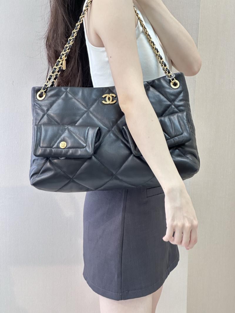 Chanel Shopping Bag Black AS5740
