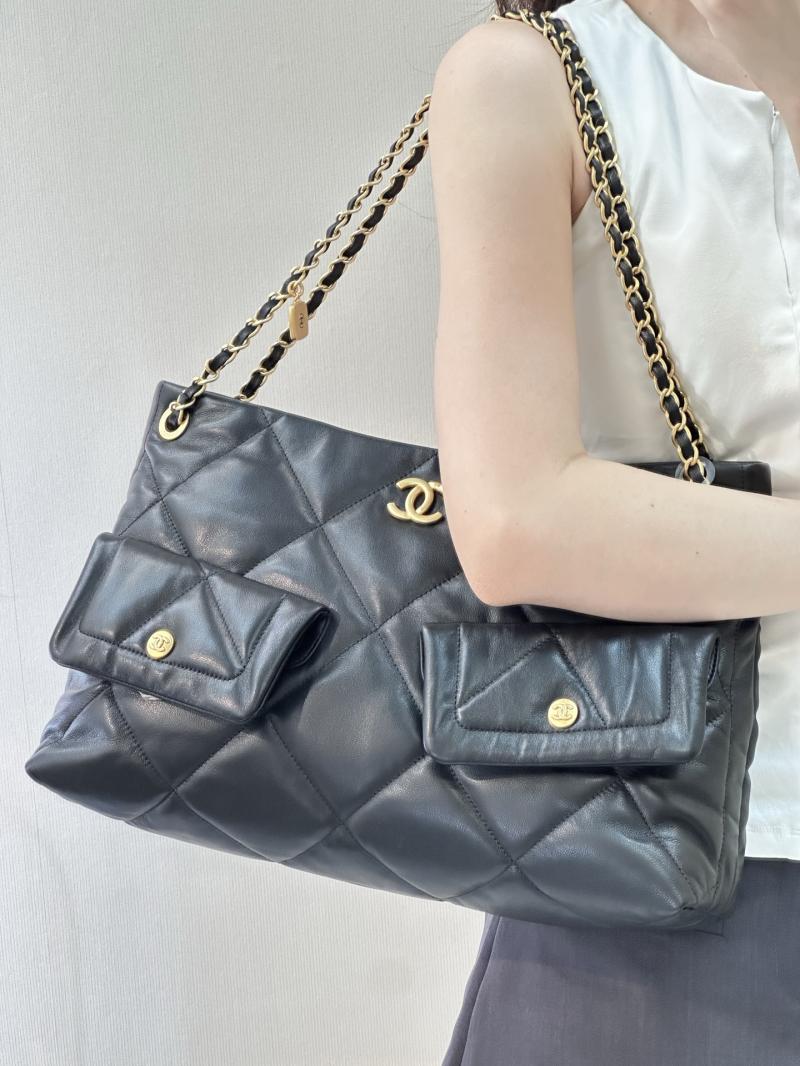Chanel Shopping Bag Black AS5740