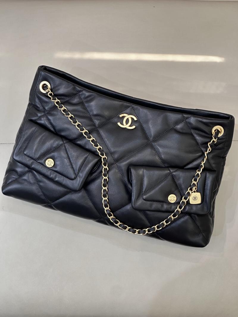 Chanel Shopping Bag Black AS5740