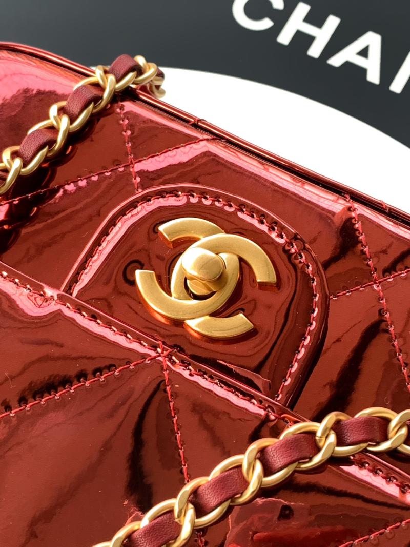 Chanel Small Clutch with Chain Burgundy AP4892