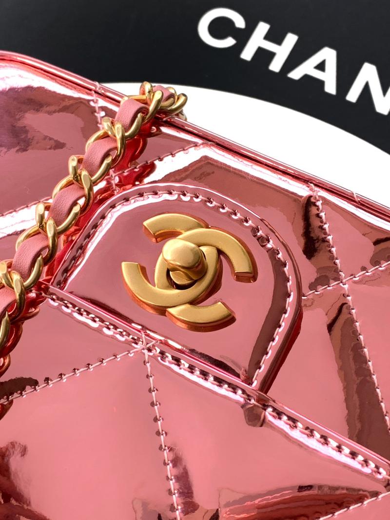 Chanel Small Clutch with Chain Pink AP4892