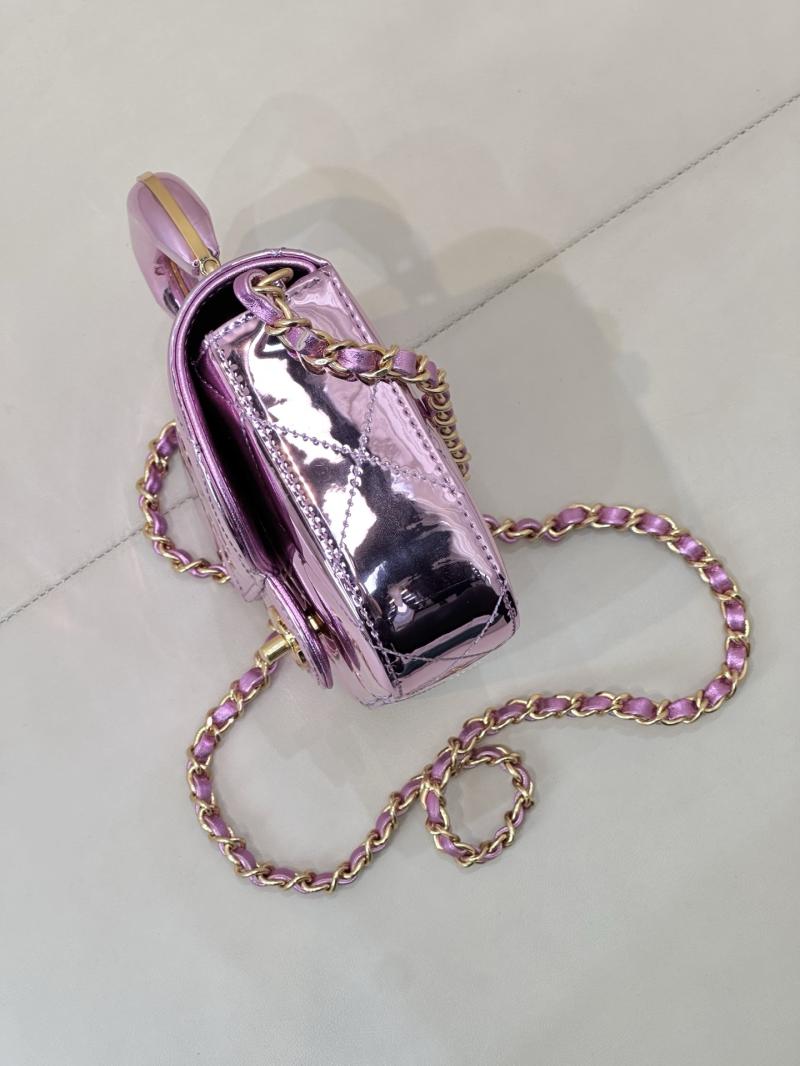 Chanel Small Clutch with Chain Purple AP4892