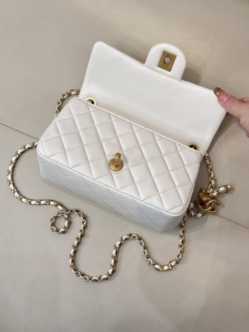 Chanel Small Flap Bag White AS5759