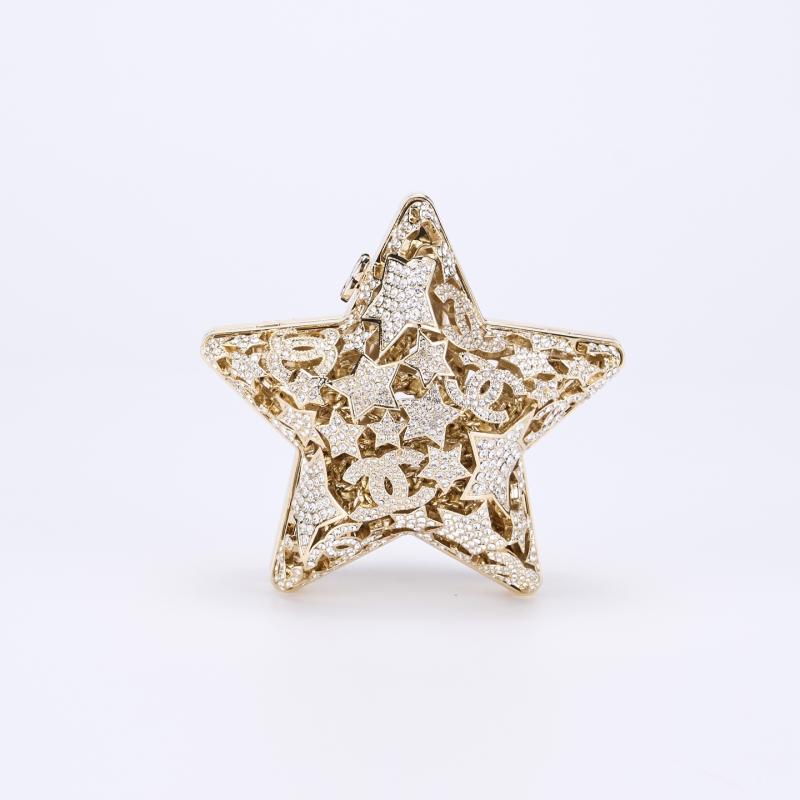 Chanel Star minaudiere Gold AS5658