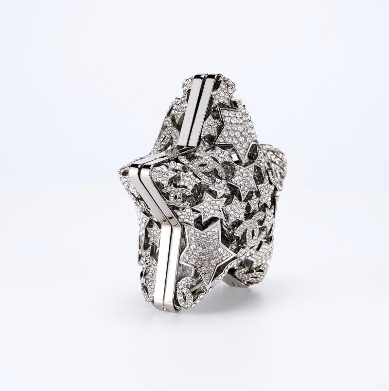 Chanel Star minaudiere Silver AS5658