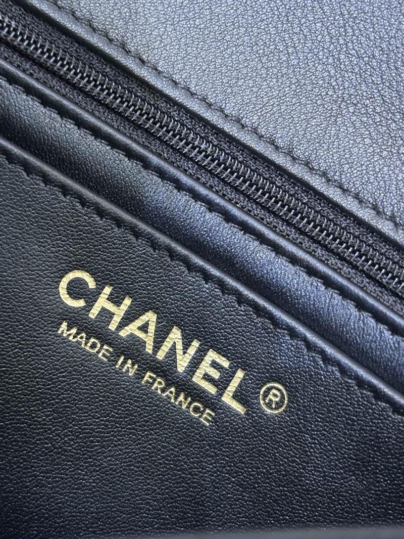 Chanel Velvet Mini Flap Bag Black AS5875