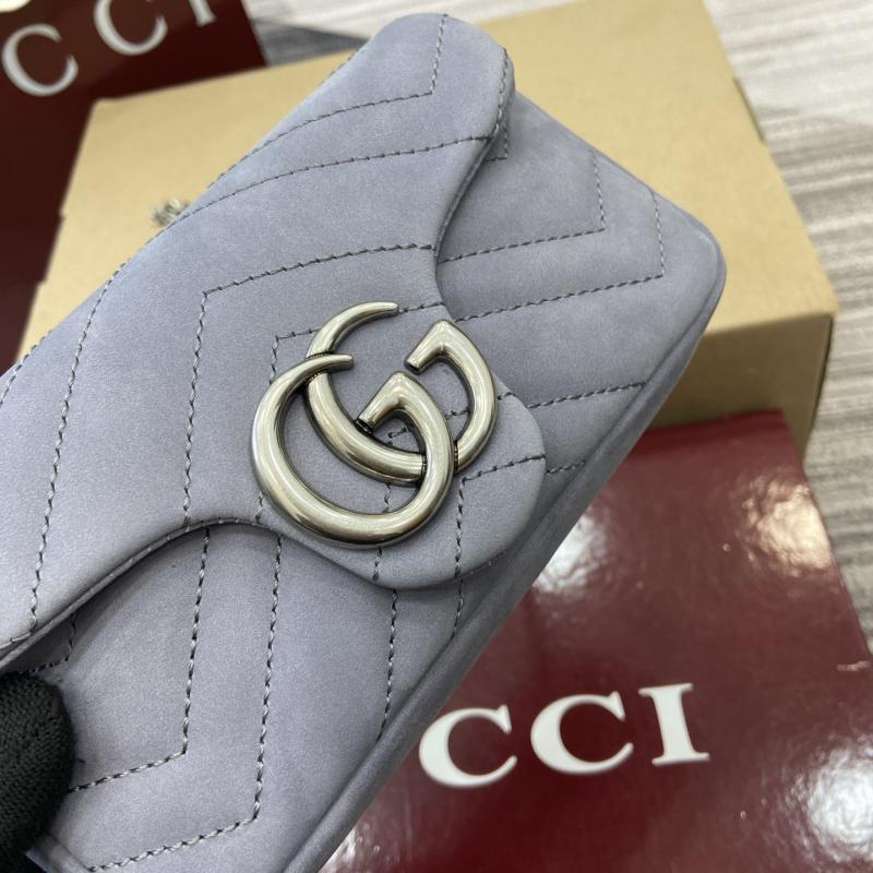 Gucci GG Marmont Mini shoulder bag Blue 841290