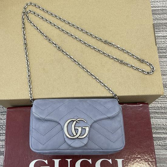Gucci GG Marmont Mini shoulder bag Blue 841290