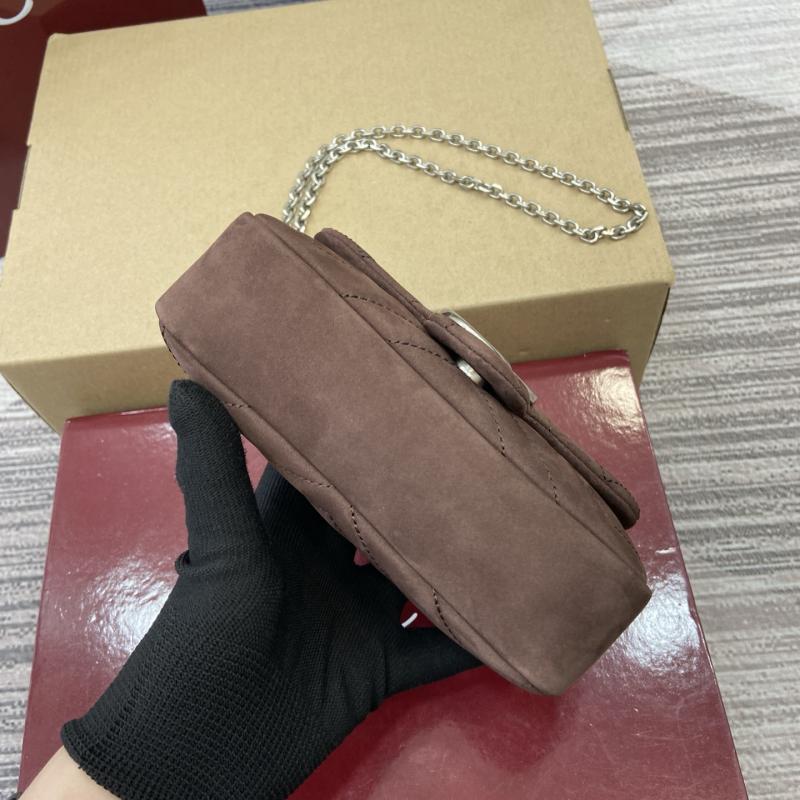 Gucci GG Marmont Mini shoulder bag Dark Brown 841290