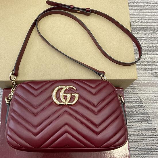 Gucci GG Marmont small camera bag Burgundy 855273