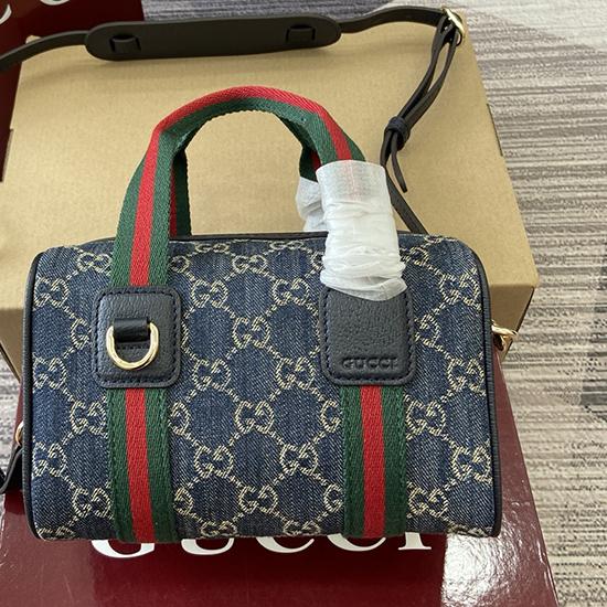 Gucci Mini GG Denim handbag Blue 859975