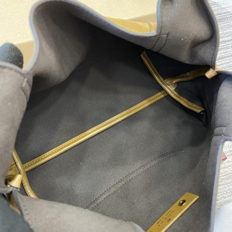 Gucci Suede Softbit medium top handle bag Brown 837467