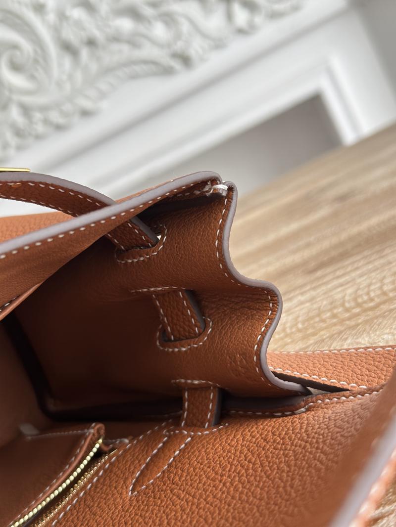 Hermes Kelly Messenger Bag Brown with Gold HM1030