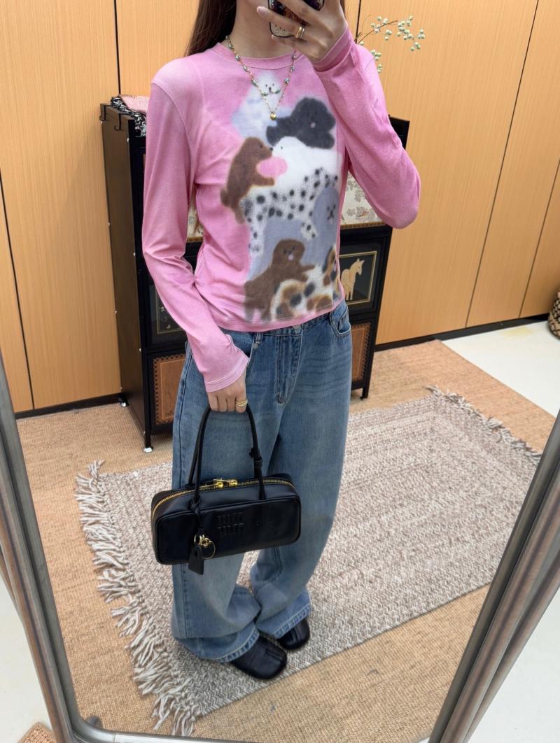 Miu Miu Beau leather Bag Black 5BB173