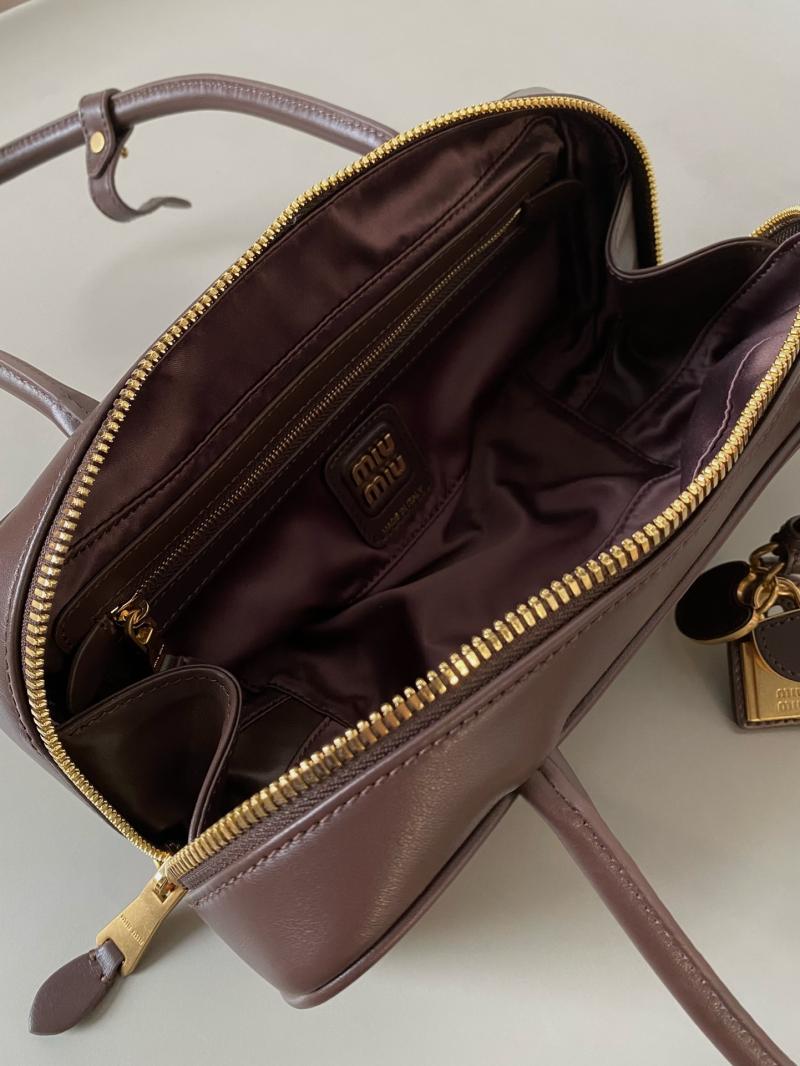 Miu Miu Beau leather Bag Briarwood 5BB173