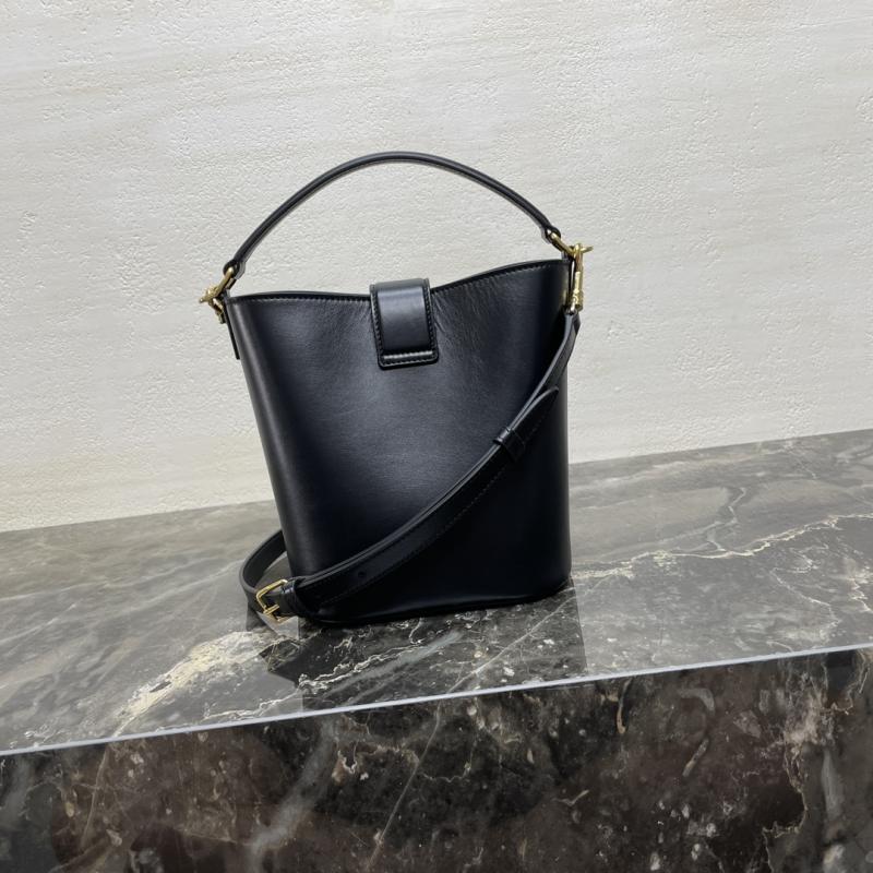 Small Celine Bucket Louise Bag Black 119173