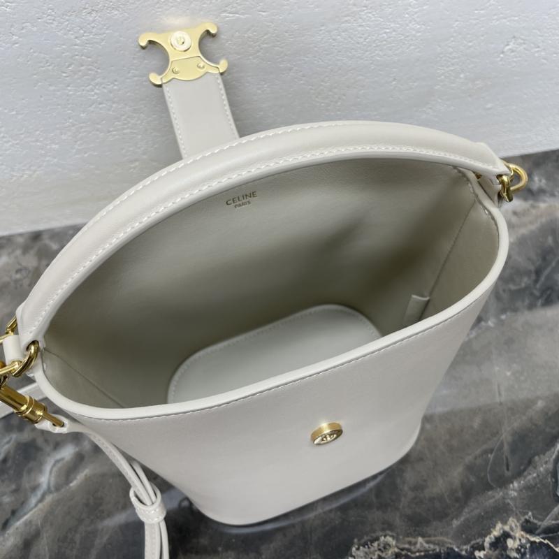 Small Celine Bucket Louise Bag Rice 119173