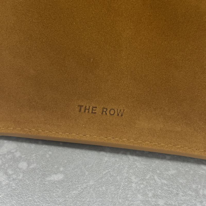 The Row Suede Margaux 15 Bag Brown T1831