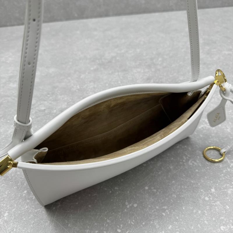 Alaia Le Click East West Small Bag White A4490