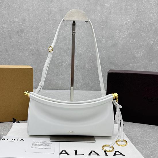 Alaia Le Click East West Small Bag White A4490