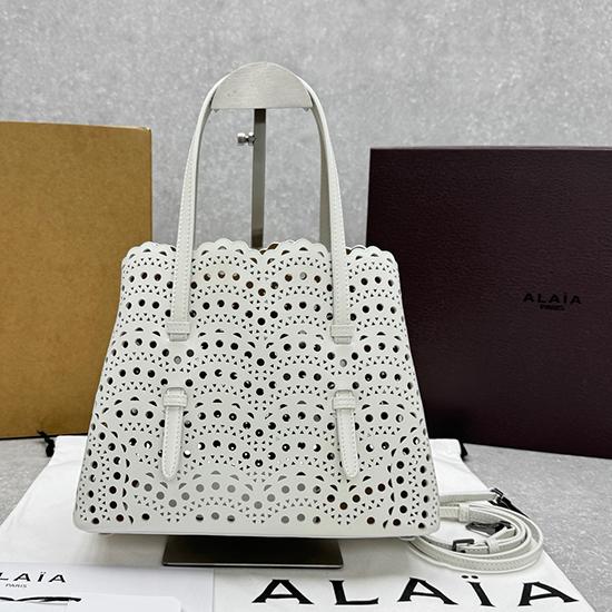 Alaia Le Mina 25 Tote Bag White AL4484