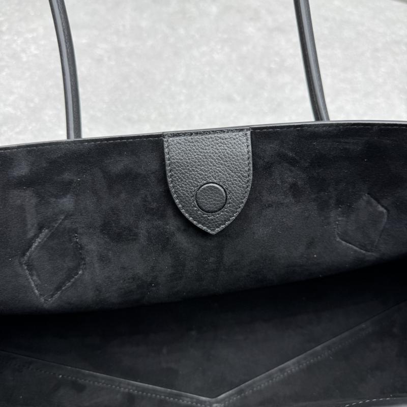 Alaia Le Teckel Calfskin Tote Bag Black L4425