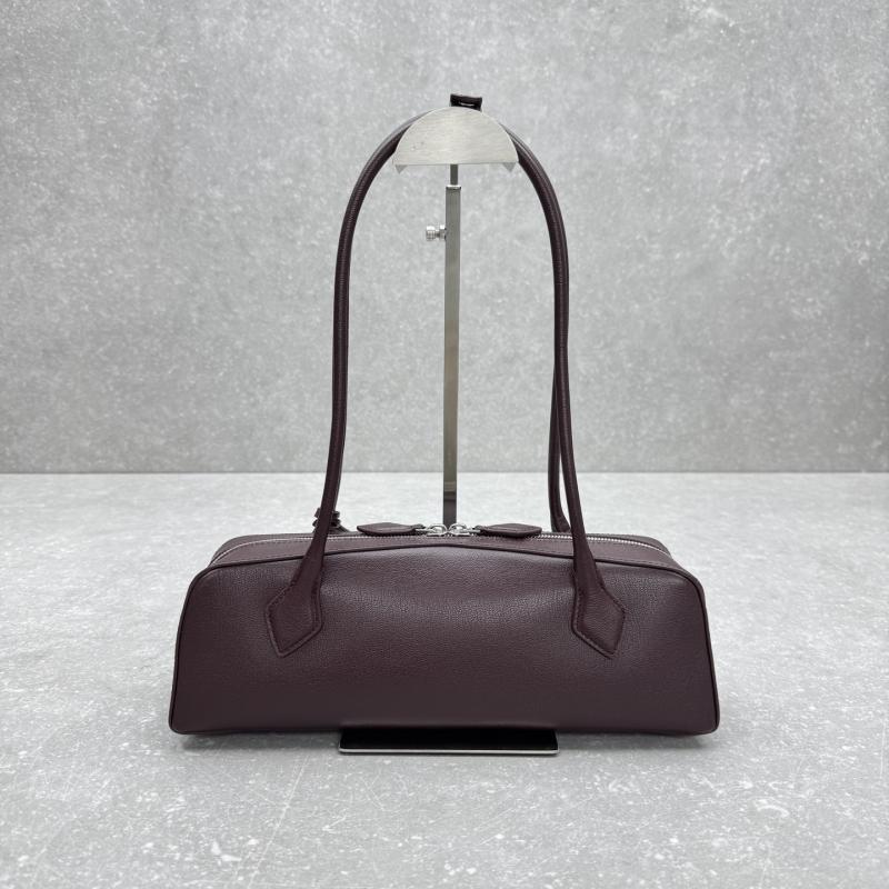 Alaia Le Teckel Shoulder Bag Burgundy L4401